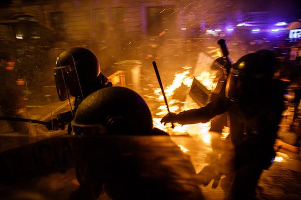 Francia: la violencia de la fuerza de dolor