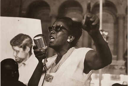 Ella Baker by George Ballis )Collection of the Smithsonian National Museum of African American History and Culture)