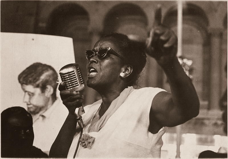 Ella Baker by George Ballis )Collection of the Smithsonian National Museum of African American History and Culture)