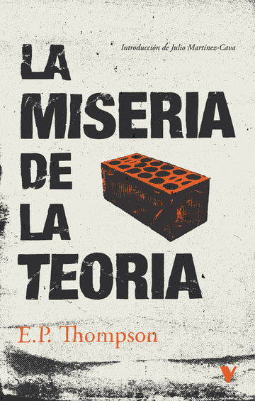 Cubierta de La miseria de la teoría